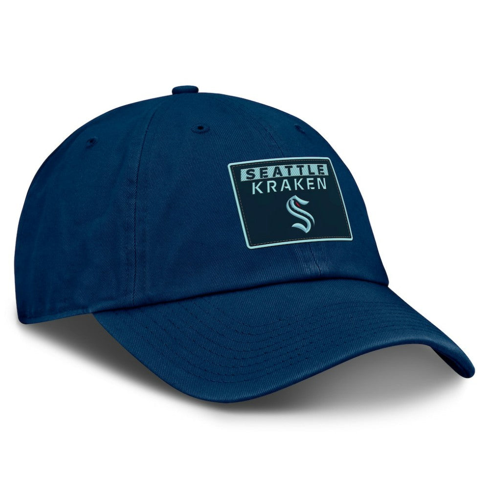 NHL Seattle Kraken Fanatics Authentic Pro Prime Adjustable Hat - Deep Sea Blue