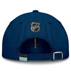 NHL Seattle Kraken Fanatics Authentic Pro Prime Adjustable Hat - Deep Sea Blue