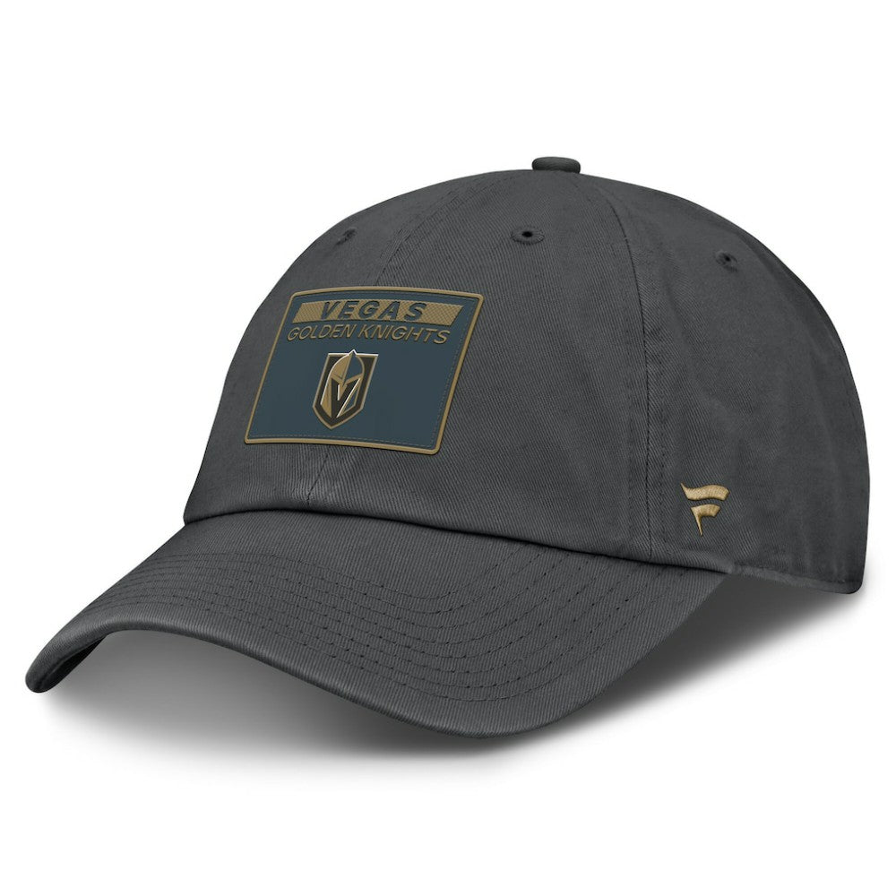 NHL Vegas Golden Knights Fanatics Authentic Pro Prime Adjustable Hat - Gray