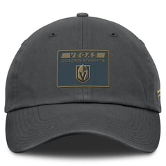 NHL Vegas Golden Knights Fanatics Authentic Pro Prime Adjustable Hat - Gray