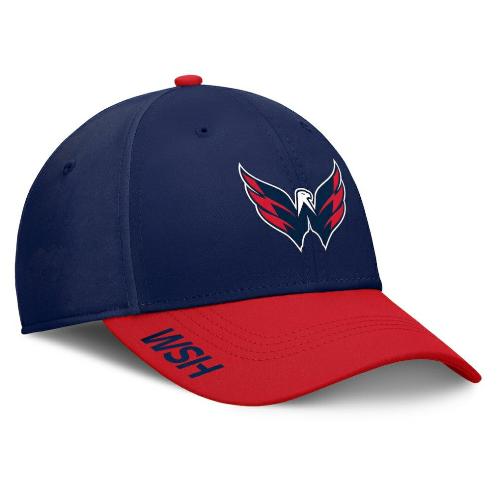 NHL Washington Capitals Fanatics Authentic Pro Rink Flex Hat - Navy/Red