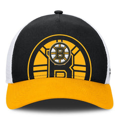 NHL Boston Bruins Fanatics Authentic Pro A-Frame Rink Adjustable Hat - Black/Gold