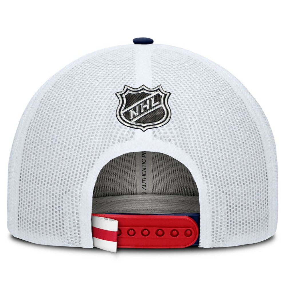 NHL New York Rangers Fanatics Authentic Pro Rink Trucker Hat - Red/White