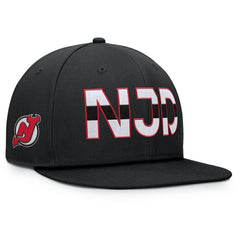 NHL New Jersey Devils Fanatics Authentic Pro Rink Snapback Hat - Black