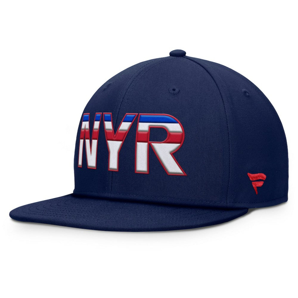 NHL New York Rangers Fanatics Authentic Pro Rink Snapback Hat - Navy