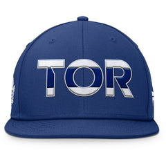 NHL Toronto Maple Leafs Fanatics Authentic Pro Rink Snapback Hat - Blue