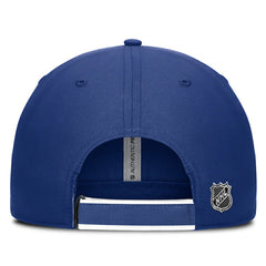 NHL Toronto Maple Leafs Fanatics Authentic Pro Ripstop Adjustable Hat - Blue/White