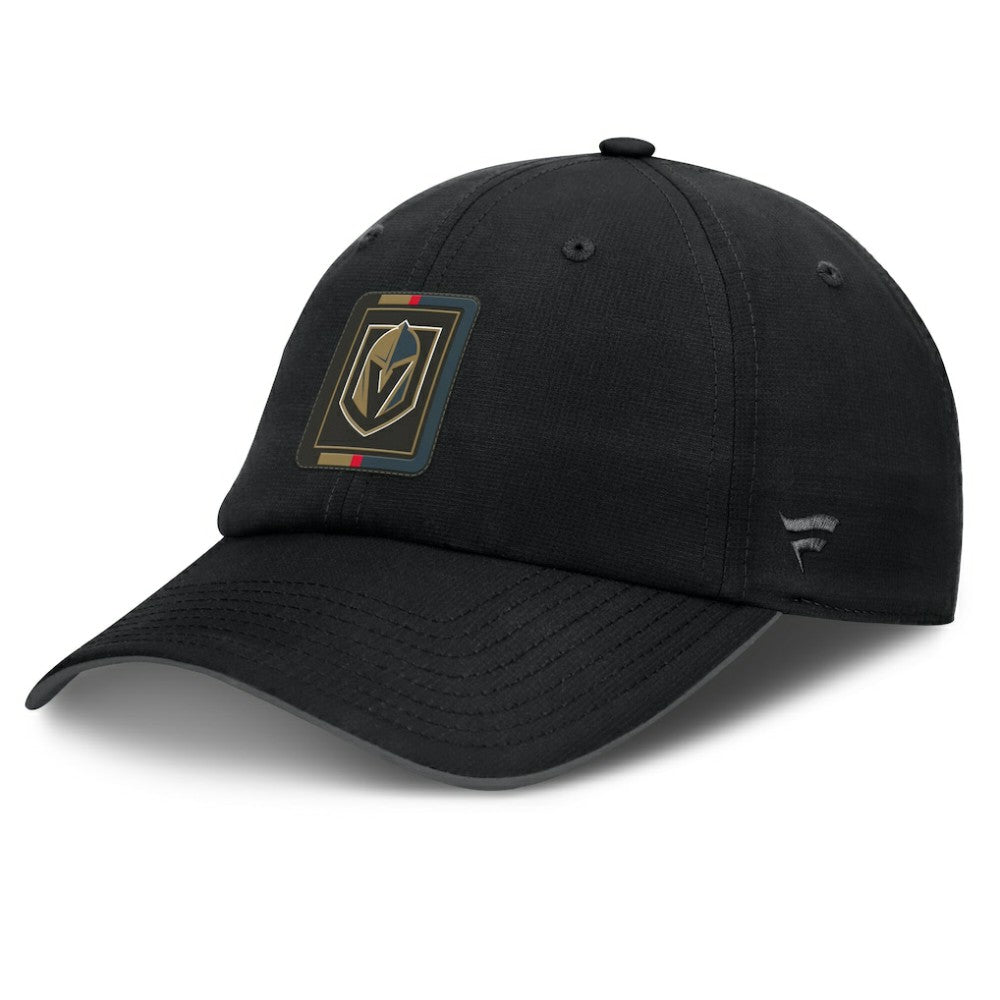 NHL Vegas Golden Knights Fanatics Authentic Pro Ripstop Adjustable Hat - Gray/Black