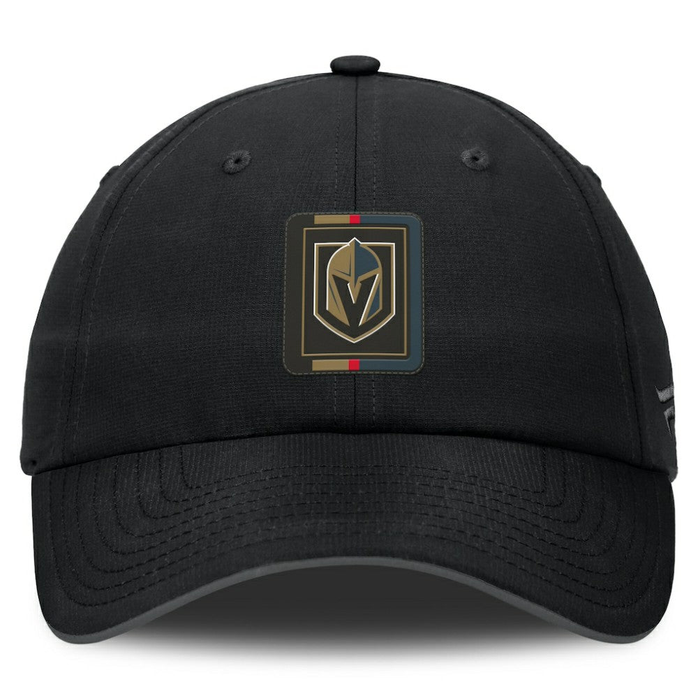 NHL Vegas Golden Knights Fanatics Authentic Pro Ripstop Adjustable Hat - Gray/Black