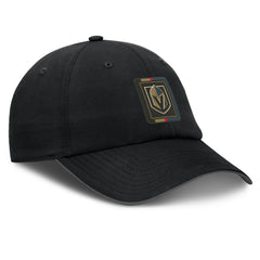 NHL Vegas Golden Knights Fanatics Authentic Pro Ripstop Adjustable Hat - Gray/Black