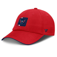 NHL Washington Capitals Fanatics Authentic Pro Ripstop Adjustable Hat - Red/Navy