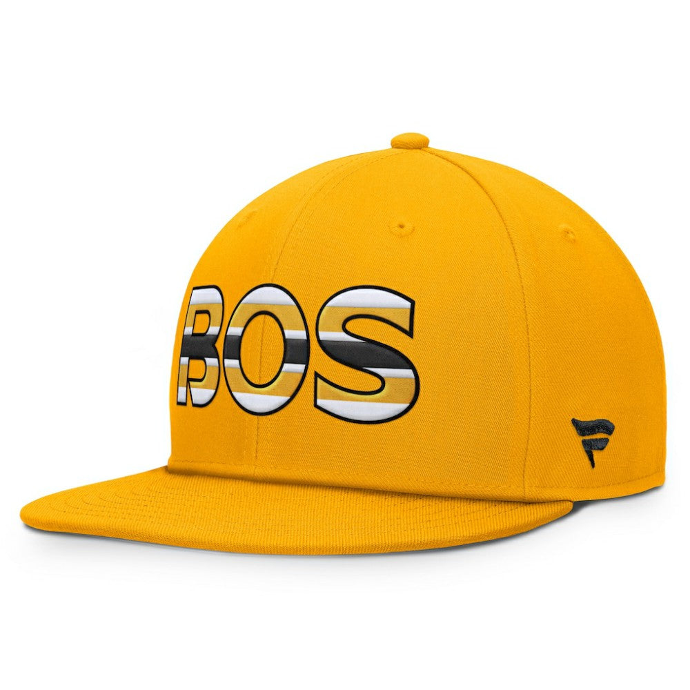 NHL Boston Bruins Fanatics Authentic Pro Team Rink Snapback Hat - Gold