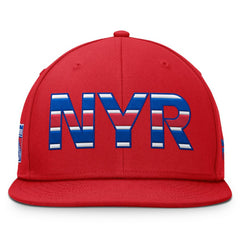NHL New York Rangers Fanatics Authentic Pro Team Rink Snapback Hat - Red