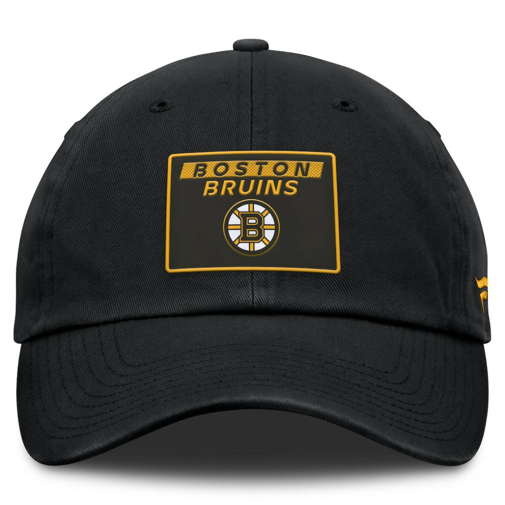 NHL Boston Bruins Fanatics Women's Authentic Pro Rink Adjustable Hat - Black
