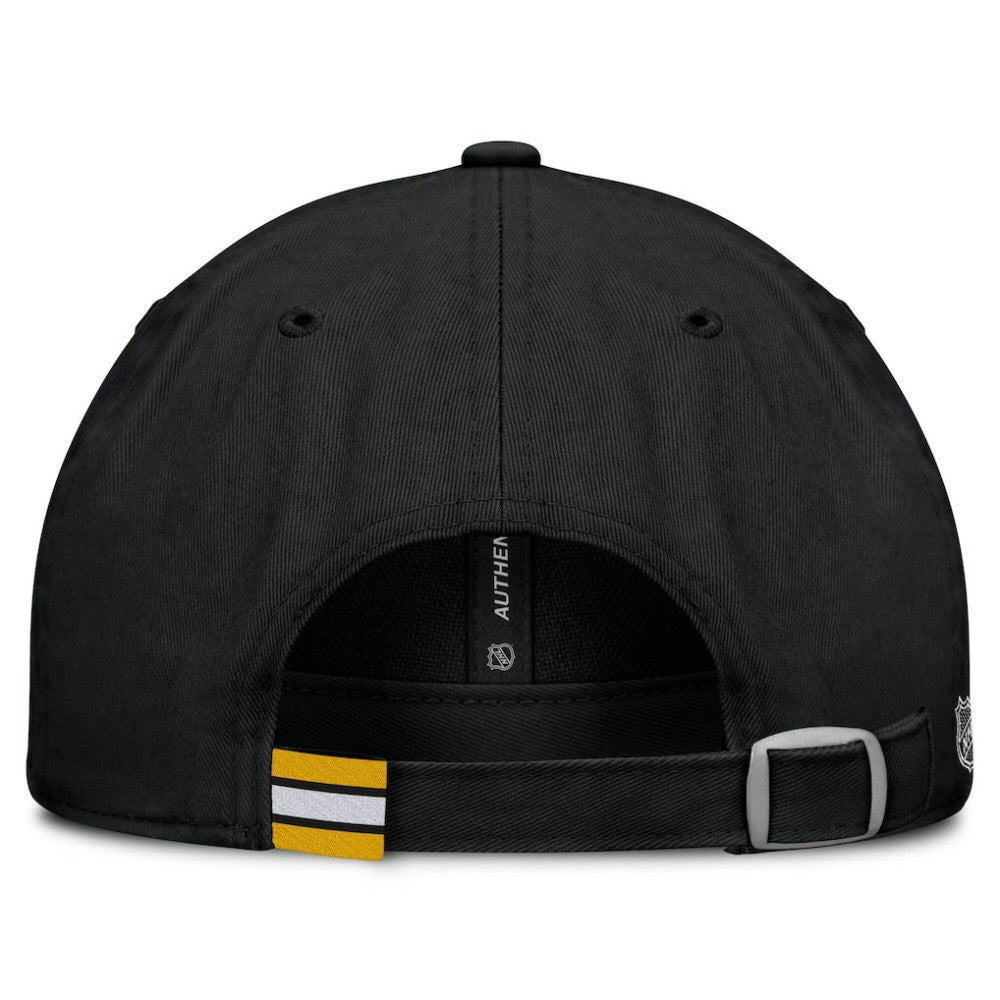 NHL Boston Bruins Fanatics Women's Authentic Pro Rink Adjustable Hat - Black