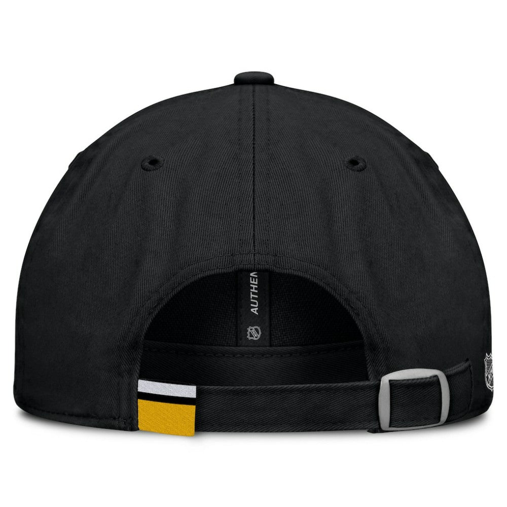 NHL Pittsburgh Penguins Fanatics Women's Authentic Pro Rink Adjustable Hat - Black