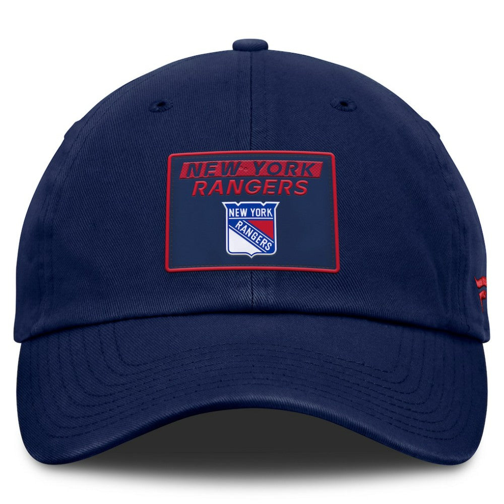 NHL New York Rangers Fanatics Women's Authentic Pro Rink Adjustable Hat - Navy