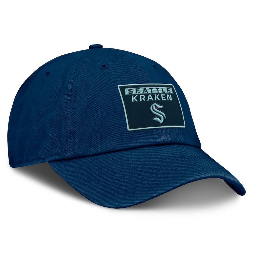 NHL Seattle Kraken Fanatics Women's Authentic Pro Rink Adjustable Hat - Deep Sea Blue
