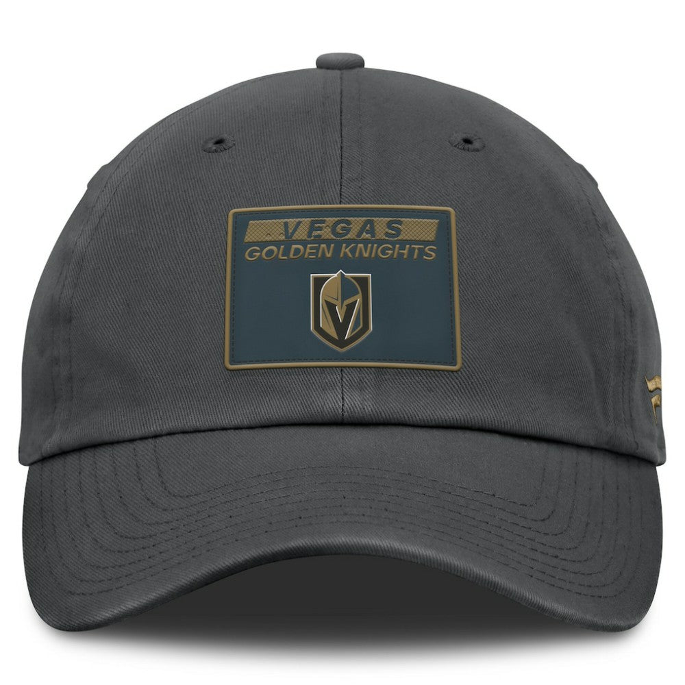 NHL Vegas Golden Knights Fanatics Women's Authentic Pro Rink Adjustable Hat - Gray