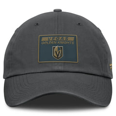 NHL Vegas Golden Knights Fanatics Women's Authentic Pro Rink Adjustable Hat - Gray