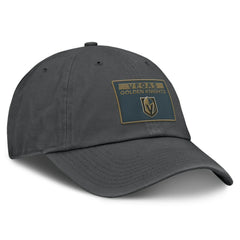 NHL Vegas Golden Knights Fanatics Women's Authentic Pro Rink Adjustable Hat - Gray