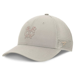 NHL Chicago Blackhawks Fanatics Women's Authentic Pro Road Trucker Adjustable Hat - Tan