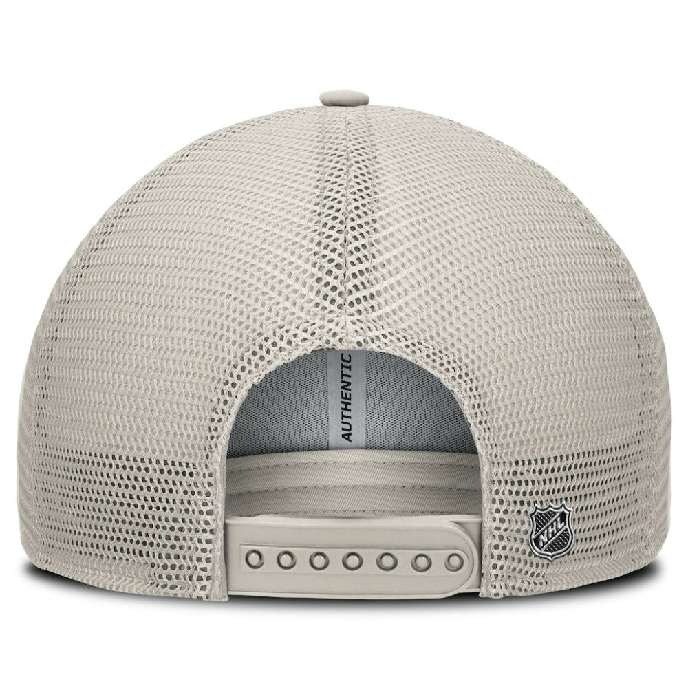 NHL Seattle Kraken Fanatics Women's Authentic Pro Road Trucker Adjustable Hat - Tan
