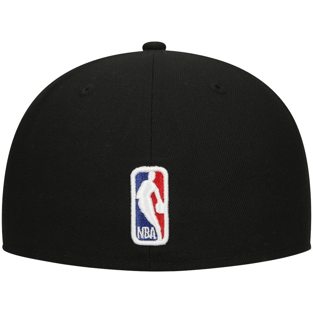 Philadelphia 76ers Blackout Shadow Logo 59FIFTY Fitted Hat Black