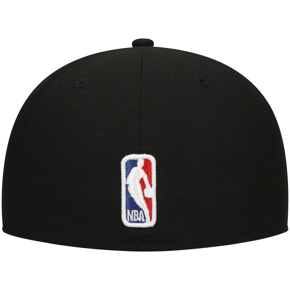Philadelphia 76ers Blackout Shadow Logo 59FIFTY Fitted Hat Black