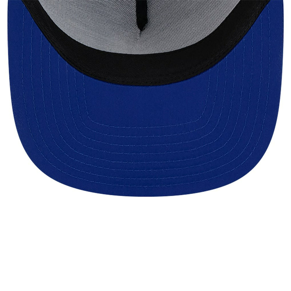 Philadelphia 76ers Puff Print Team Code A-Frame 9FIFTY Trucker Snapback Hat Royal