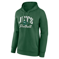 New York Jets Women's Victory Script Pullover Hoodie Green