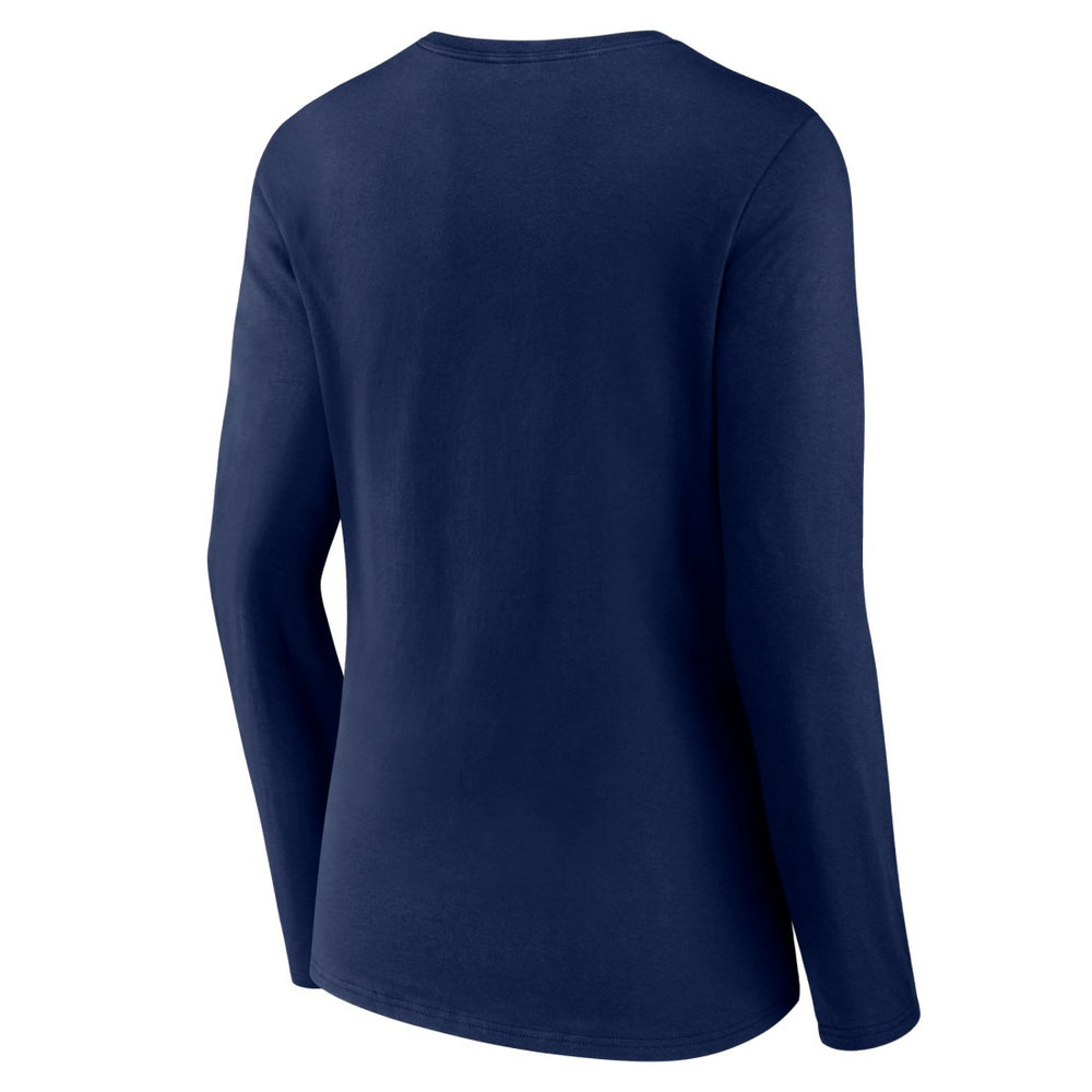 Tennessee Titans Hometown Sweep Long Sleeve V-Neck T-Shirt Navy