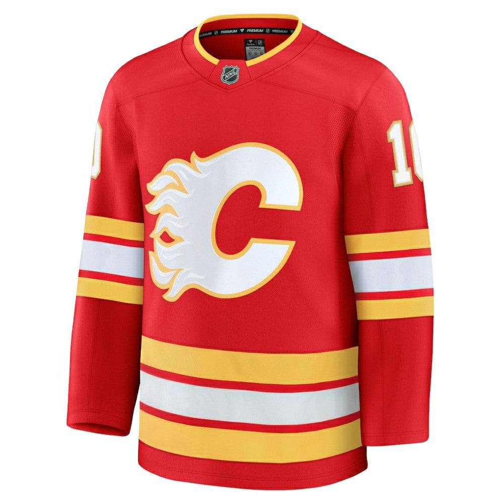 NHL Jonathan Huberdeau Calgary Flames Fanatics Home Premium Jersey - Red