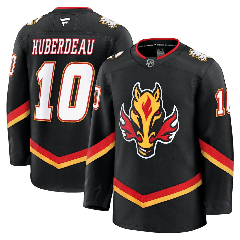 NHL Jonathan Huberdeau Calgary Flames Fanatics Alternate Premium Jersey - Black
