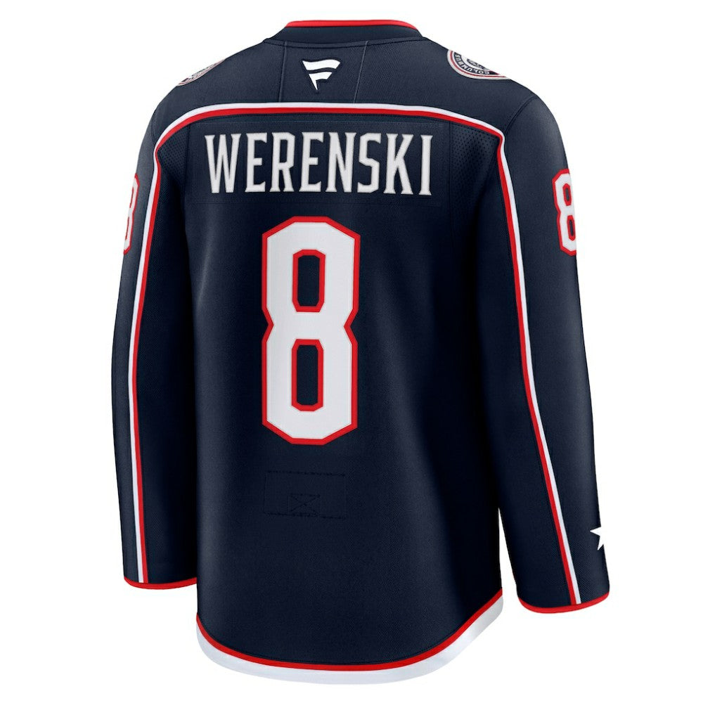 NHL Zach Werenski Columbus Blue Jackets Fanatics Home Premium Jersey - Navy