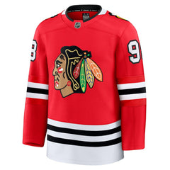 NHL Connor Bedard Chicago Blackhawks Fanatics Home Premium Jersey - Red