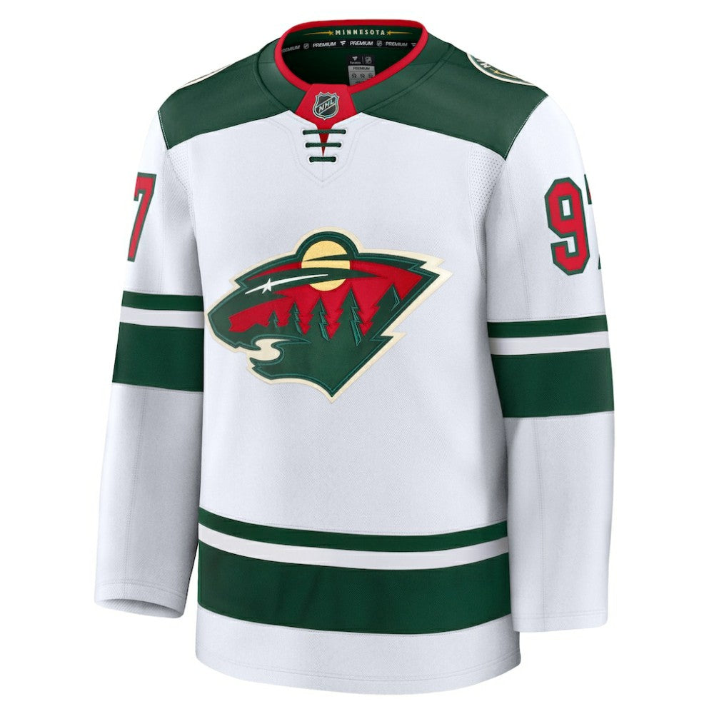 NHL Kirill Kaprizov Minnesota Wild Fanatics Away Premium Jersey - White