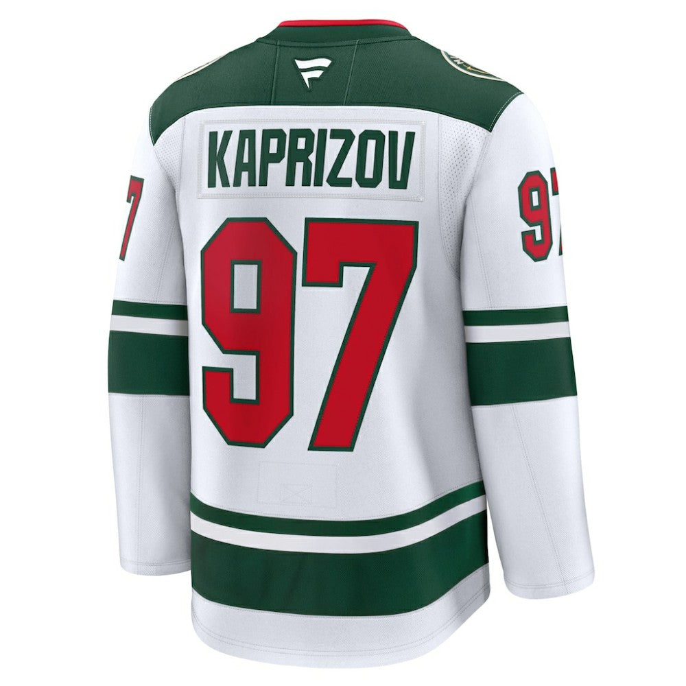 NHL Kirill Kaprizov Minnesota Wild Fanatics Away Premium Jersey - White