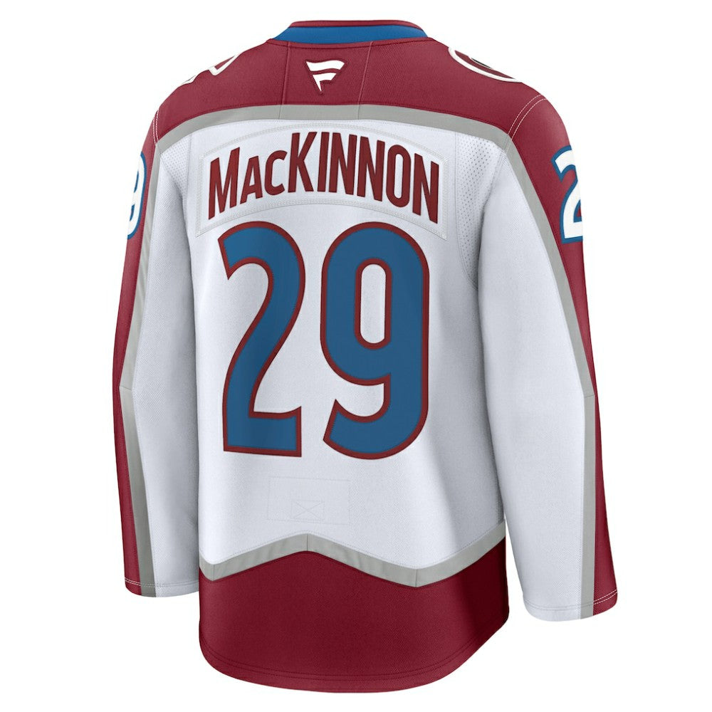 NHL Nathan MacKinnon Colorado Avalanche Fanatics Away Premium Jersey - White