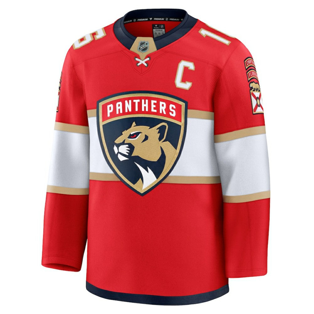 NHL Aleksander Barkov Florida Panthers Fanatics Home Premium Jersey - Red