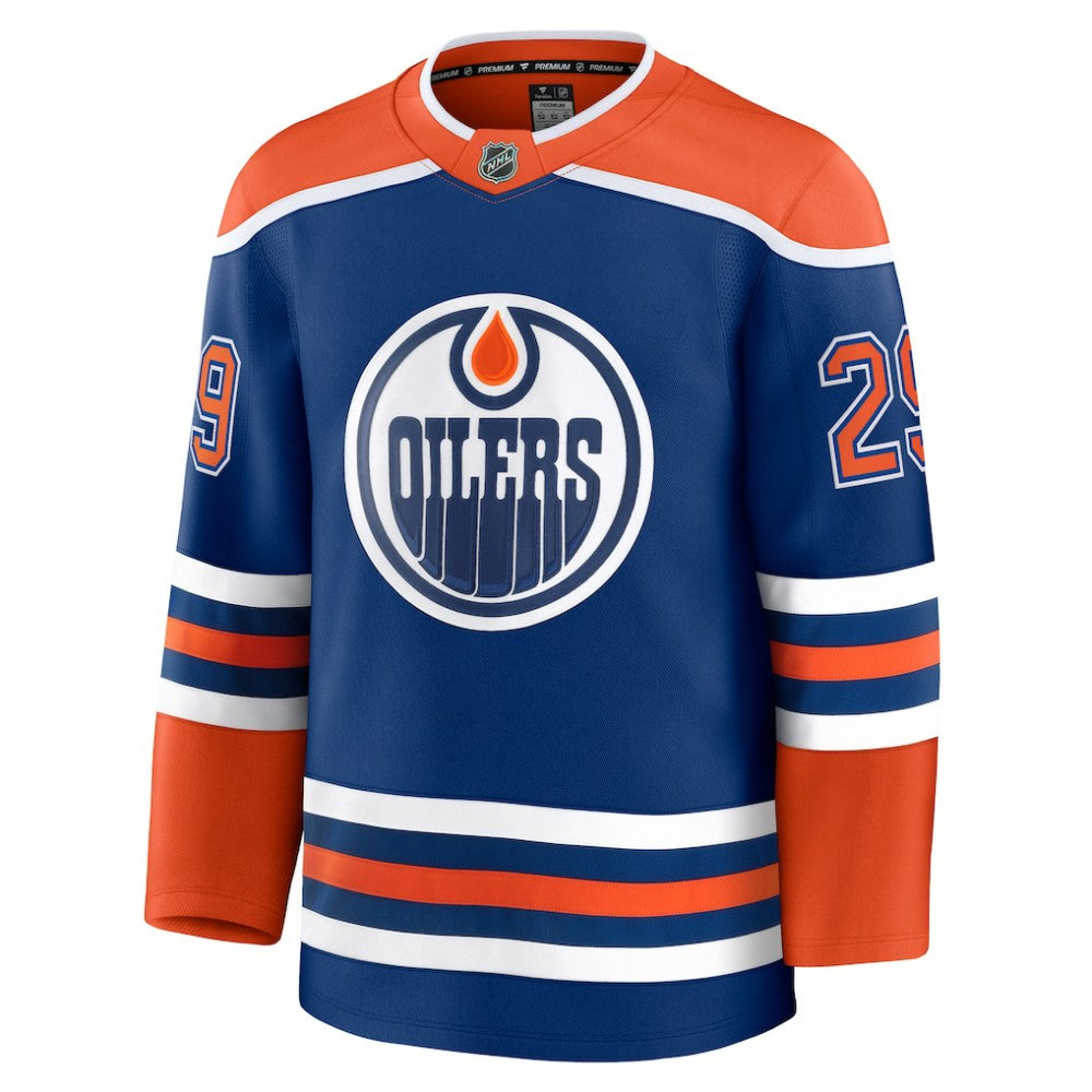 NHL Leon Draisaitl Edmonton Oilers Fanatics Home Premium Jersey - Royal