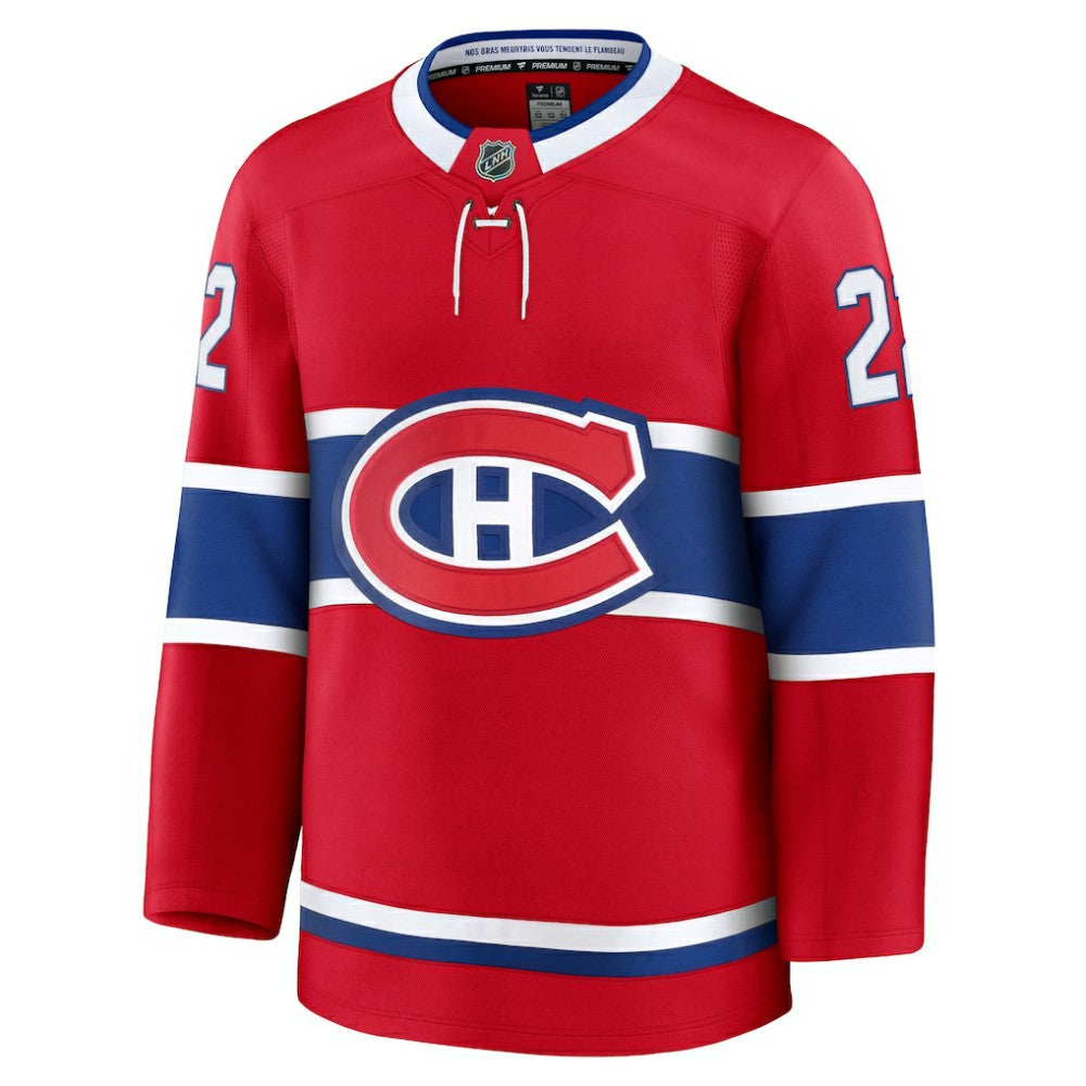 NHL Cole Caufield Montreal Canadiens Fanatics Home Premium Jersey - Red