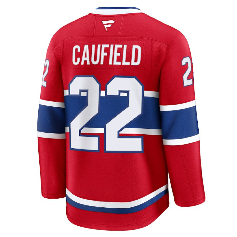NHL Cole Caufield Montreal Canadiens Fanatics Home Premium Jersey - Red