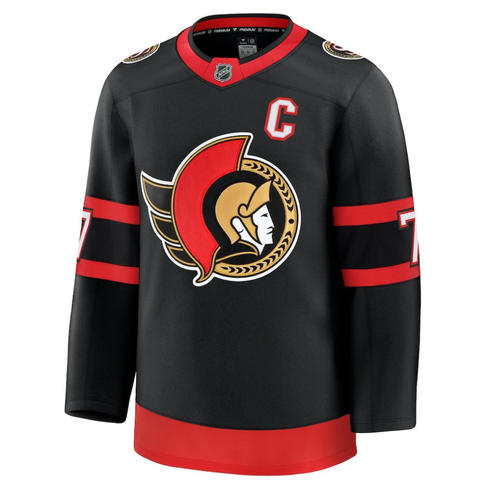 NHL Brady Tkachuk Ottawa Senators Fanatics Home Premium Jersey - Black