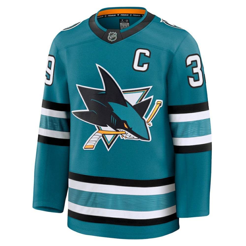 NHL Logan Couture San Jose Sharks Fanatics Home Premium Jersey - Teal