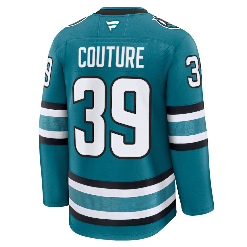 NHL Logan Couture San Jose Sharks Fanatics Home Premium Jersey - Teal
