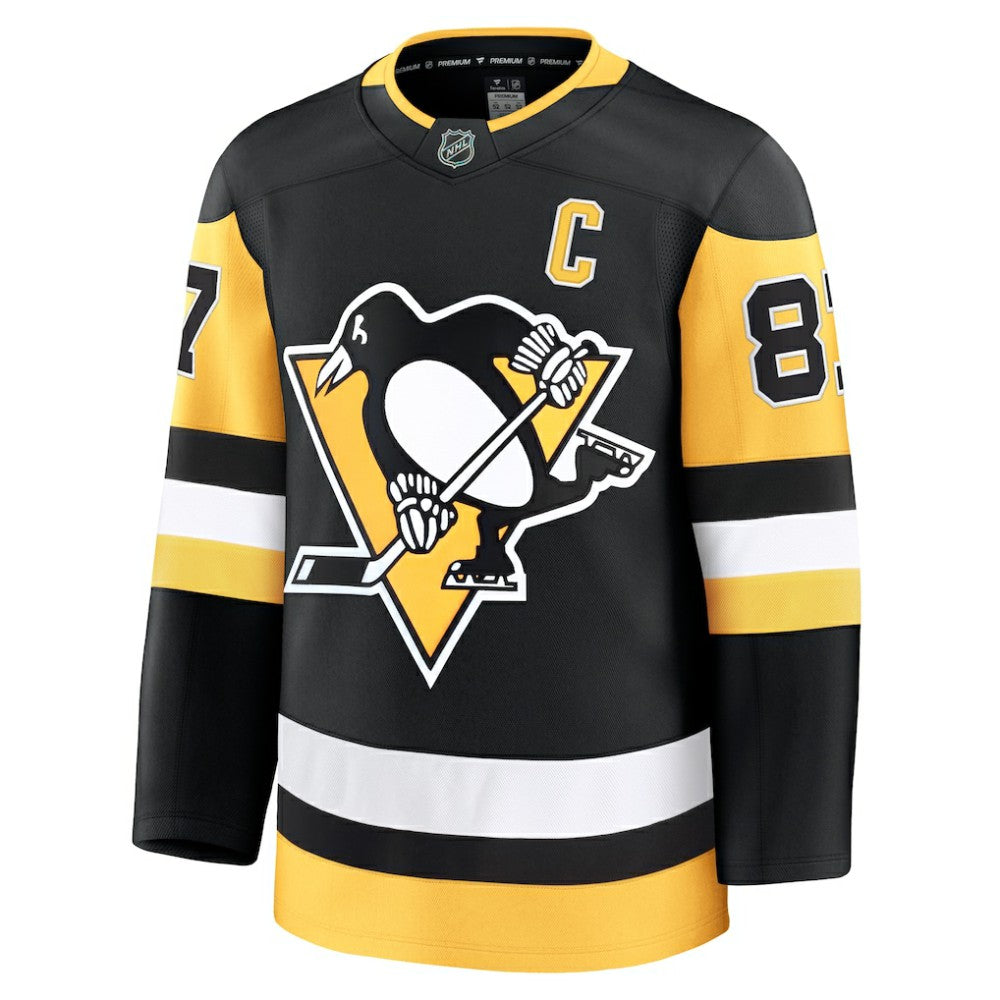 NHL Sidney Crosby Pittsburgh Penguins Fanatics Home Premium Jersey - Black