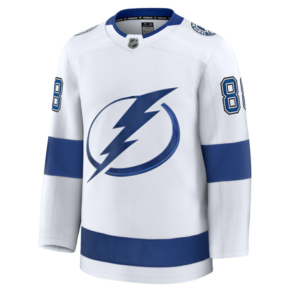 NHL Andrei Vasilevskiy Tampa Bay Lightning Fanatics Away Premium Jersey - White