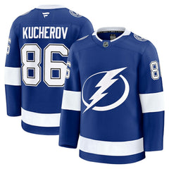 NHL Nikita Kucherov Tampa Bay Lightning Fanatics Home Premium Jersey - Blue