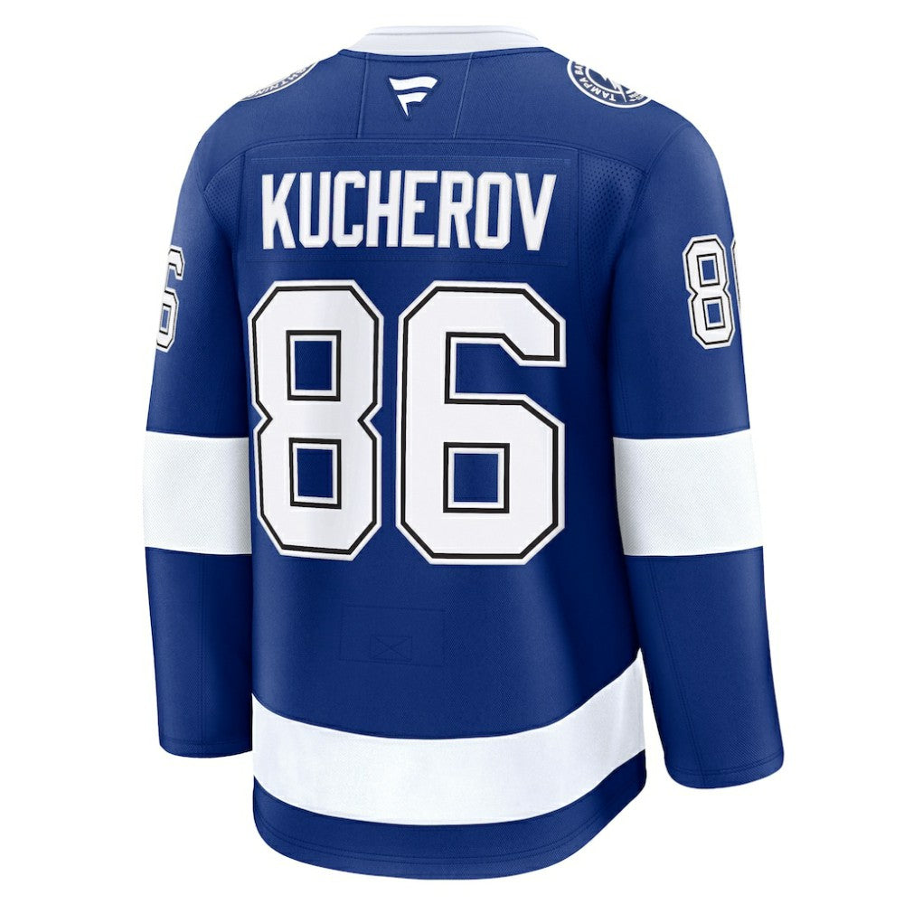 NHL Nikita Kucherov Tampa Bay Lightning Fanatics Home Premium Jersey - Blue